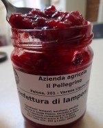 Fresh local raspberry jam